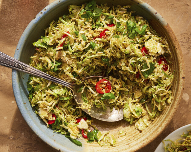 Massage your Brussels sprouts for a better, more flavorful salad